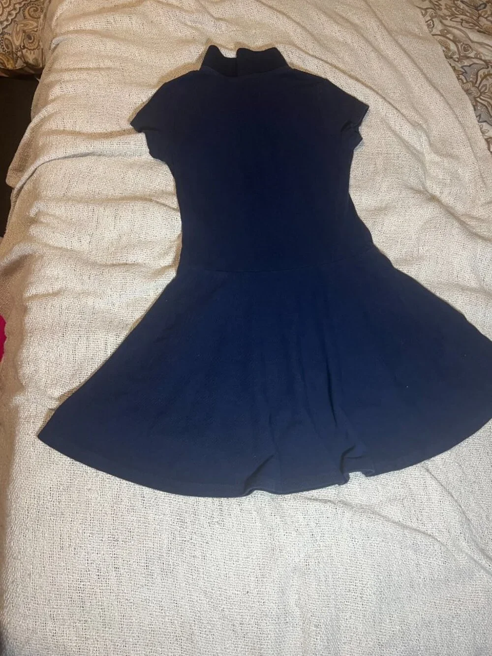The Children's Place Girls Navy Blue Polo Dress, size 7/8.